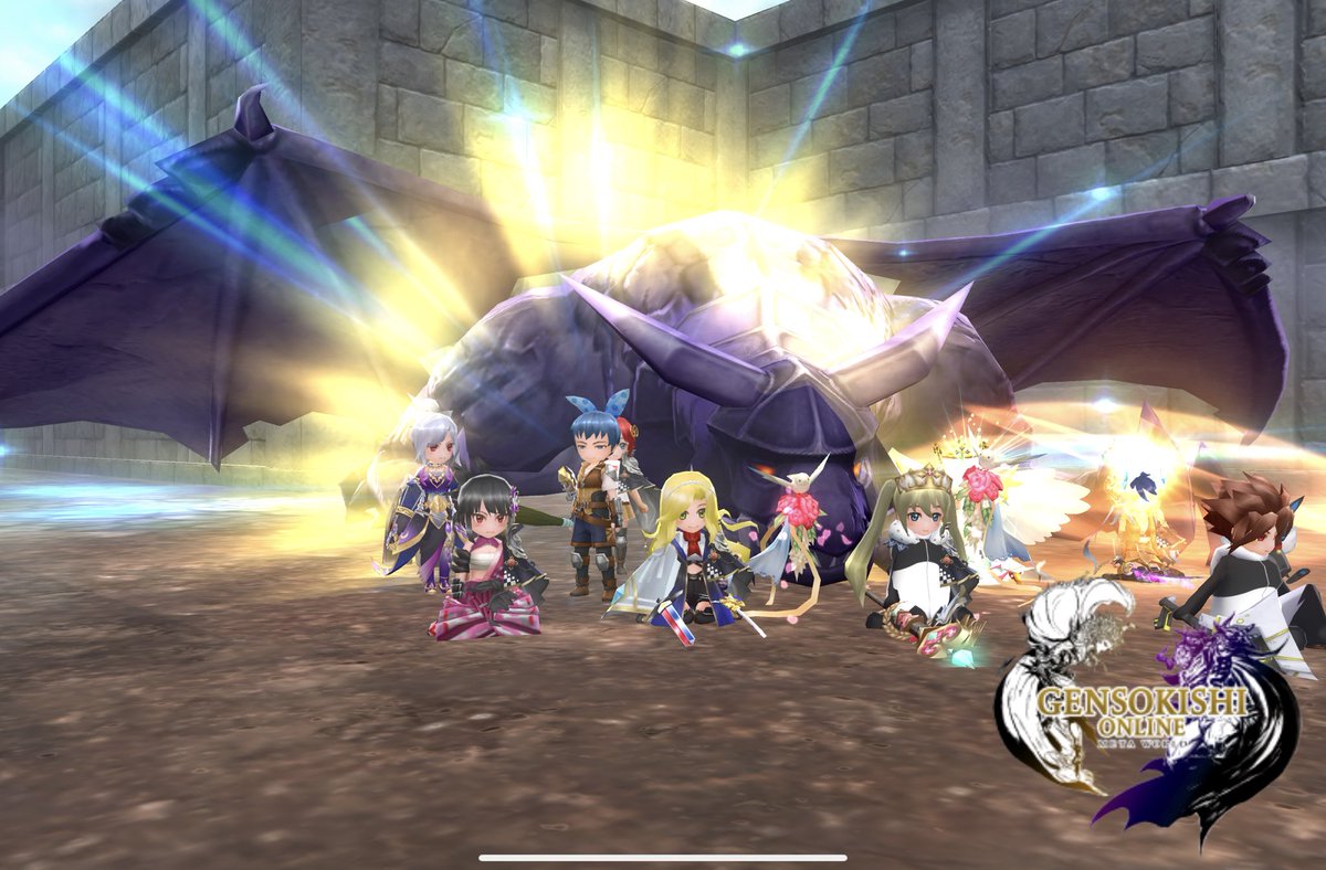 先日、イグニスメンバーたちと光明潰し退治に行ってきました💪🔥
オマルさんが素材ゲット！！おめでとうございます✨
#元素騎士 #gensokishi #今日のIGNIS