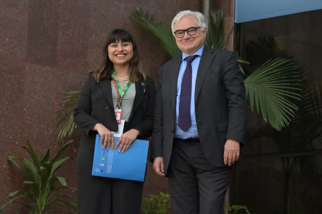 imaryamakhtar's tweet photo. Reconnecting with Ambassador Alfred Grannas 🇩🇪 at the UN Peacekeeping Ministerial Preparatory meet on "Safety and Security of Peacekeepers" in 🇵🇰 was a delightful surprise!

@GermanyinPAK
#UNPeacekeeping #GermanyInPeacekeeping #GlobalSecurity #Diplomacy https://t.co/t02DSTtM6U