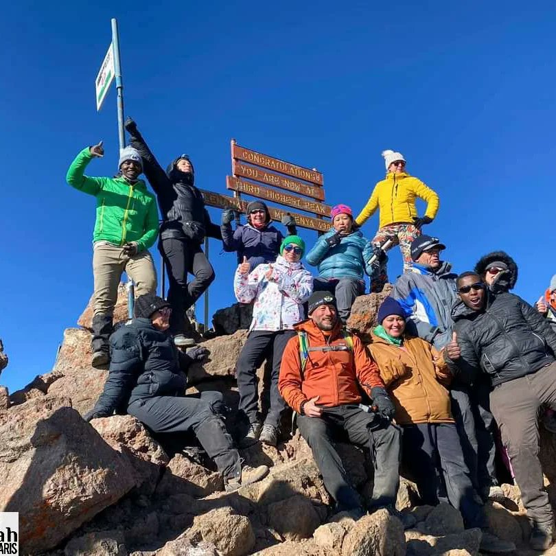 Climb the mountain not to plant your flag, but to embrace the challenge, enjoy the air and behold the view. Climb it so you can see the world, not so the world can see you. Mt. Kenya National Park  congratulations to the team. #moutaneeringinkenya #ZuruKenyaParks