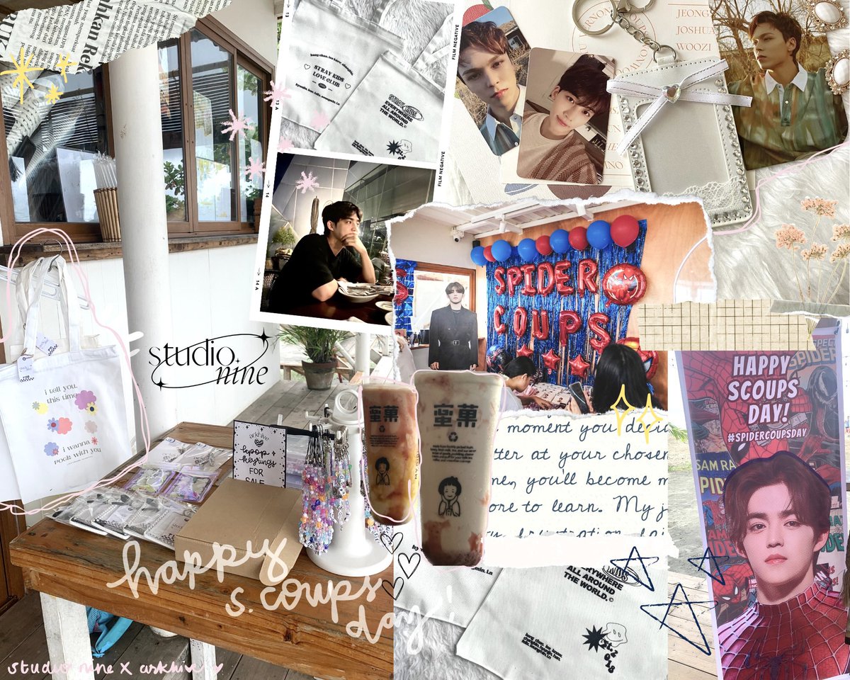 studio nine’s first collab  x cup sleeve event last s.coups’ birthday ⊹˚. ♡.𖥔 ݁ ˖

w/ @arkhive757 
📍 mygirl elyu