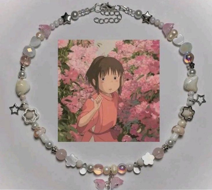 msnspectrum's tweet photo. wtb lfs ph

spirited away bracelet like the photo below (more accurate much better)

name your price :) 

dm/reply

can’t find the original maker of the bracelet but I found it on a studio ghibli fan acc

tags ~ studio ghibli beads charms chihiro anklet necklace seller commission https://t.co/MhJgZgcHkr