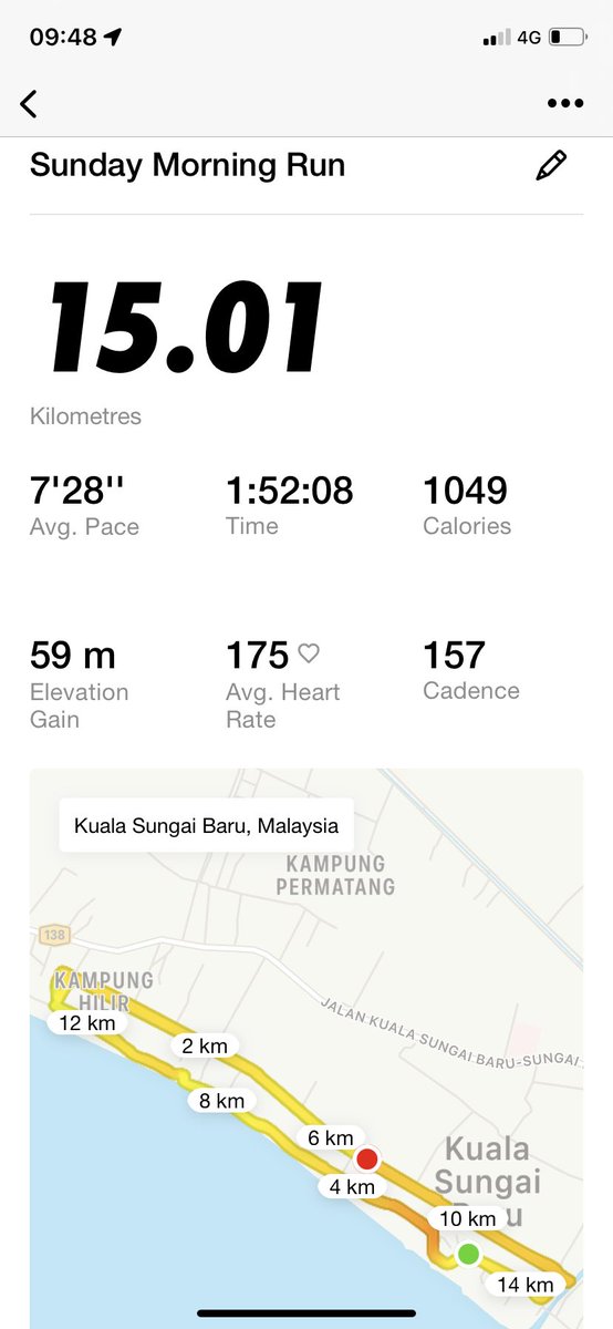 HafizNoordin's tweet photo. Weather yang cantik, route yang landai. My first ever 15k run !!

🧢 : @DecathlonMY 
👕 : @DecathlonMY 
👟 : my first super shoe from @DecathlonMY https://t.co/55OKnMc30P