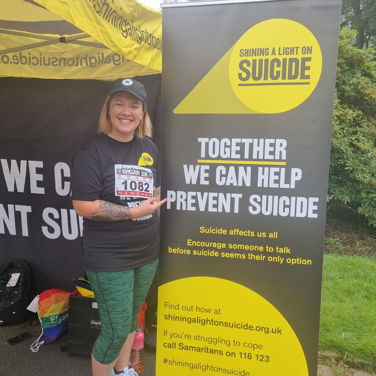 goneferina's tweet photo. Wigan 10k ready #shiningalightonsuicide https://t.co/VFQho9FNXF