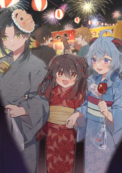 みんなとお祭り! 