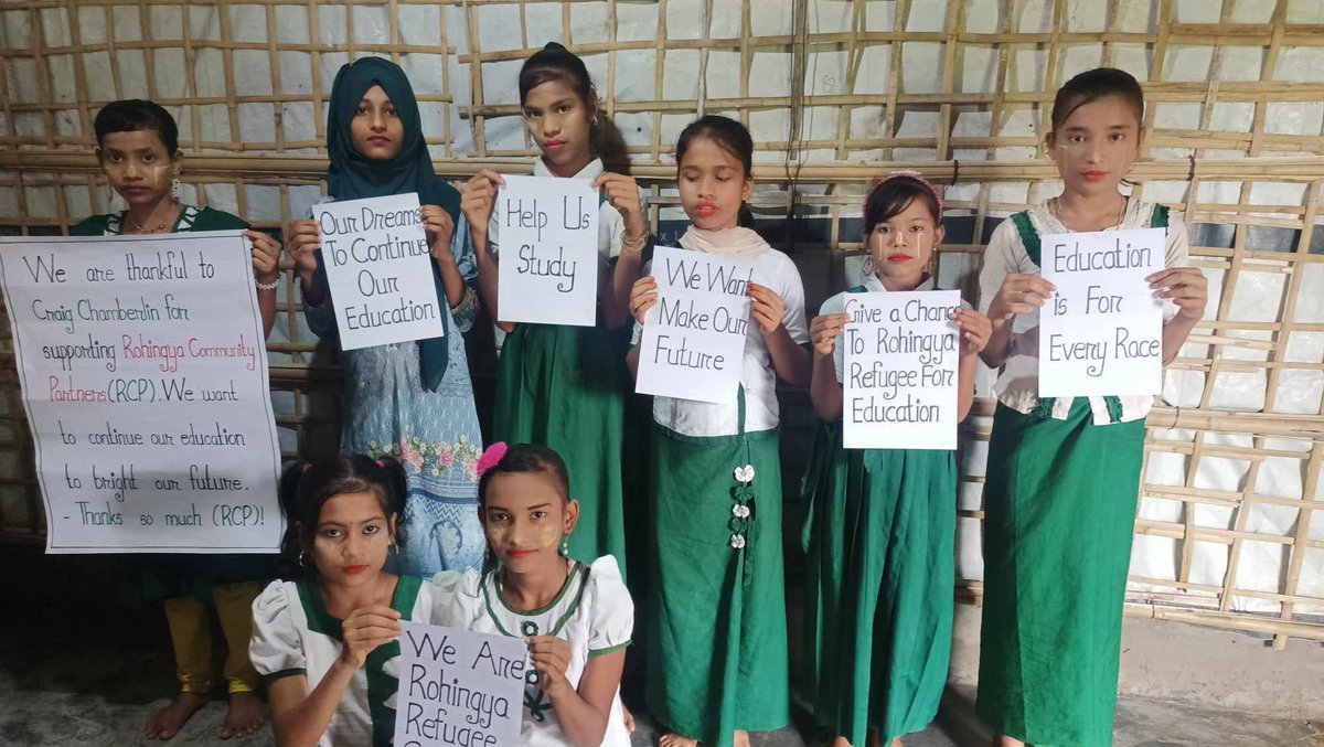 Last appeal for awhile. 
The #Rohingya refugee children of Cox’s Bazar are locked in a daily struggle to survive following the WFP food cuts.

Please help. 🙏 Funding goes to education and to provide food and clean water. 
@ROHINGYAorg 

gofundme.com/f/w2na42-save-…