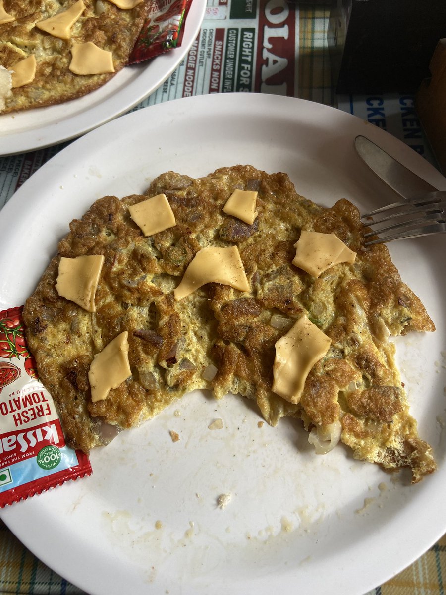 Koolar and Co cheese omelette. What a joke!
