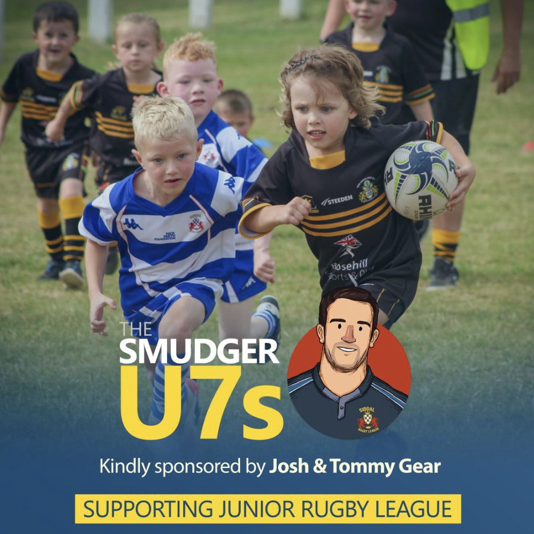Good luck, and thank you, to all the teams taking part in this year’s Smudger U7s. Very proud this amazing tournament for boys and girls starting their rugby league journey goes on. Thank you to Luke, @RamMan9 & all the team at @siddalrl for organising, and to Josh & Tommy Gear