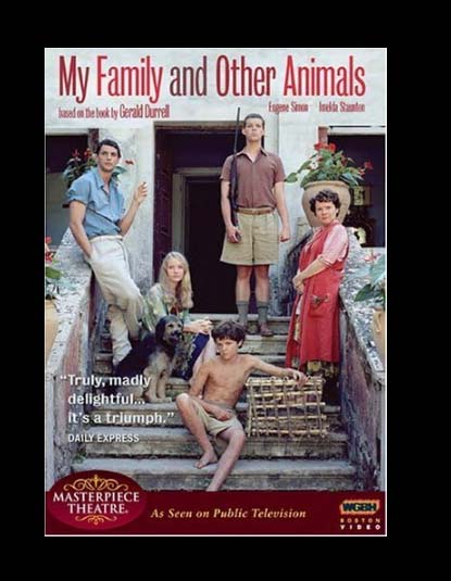 mainlymono's tweet photo. Talking yesterday about "My Family and Other Animals" looking at the cast of various versions, hadn't realised that @Eugene_Simon -  Gerry in the movie version went on to be Lancel in "Game of Thrones", lovely stuff 
(My family and other Lannisters--?) https://t.co/F5zsHj1rOi