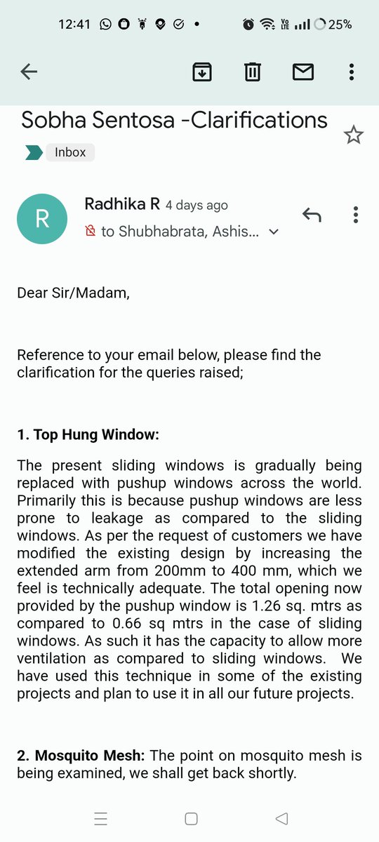 Vikas_Bhusan's tweet photo. Sobha is making money by cheating customer #sobhasentosa was launched with 3.5 BHK &amp; French windows which disappeared now,against RERA approved plan. PFA email of sobha. Many owners wrote email to MD. HELP RQD #PNCMenon #Jagadishnangieni #cheater #RealEstate #bangalore @SobhaLtd https://t.co/WKvqv9WA1d