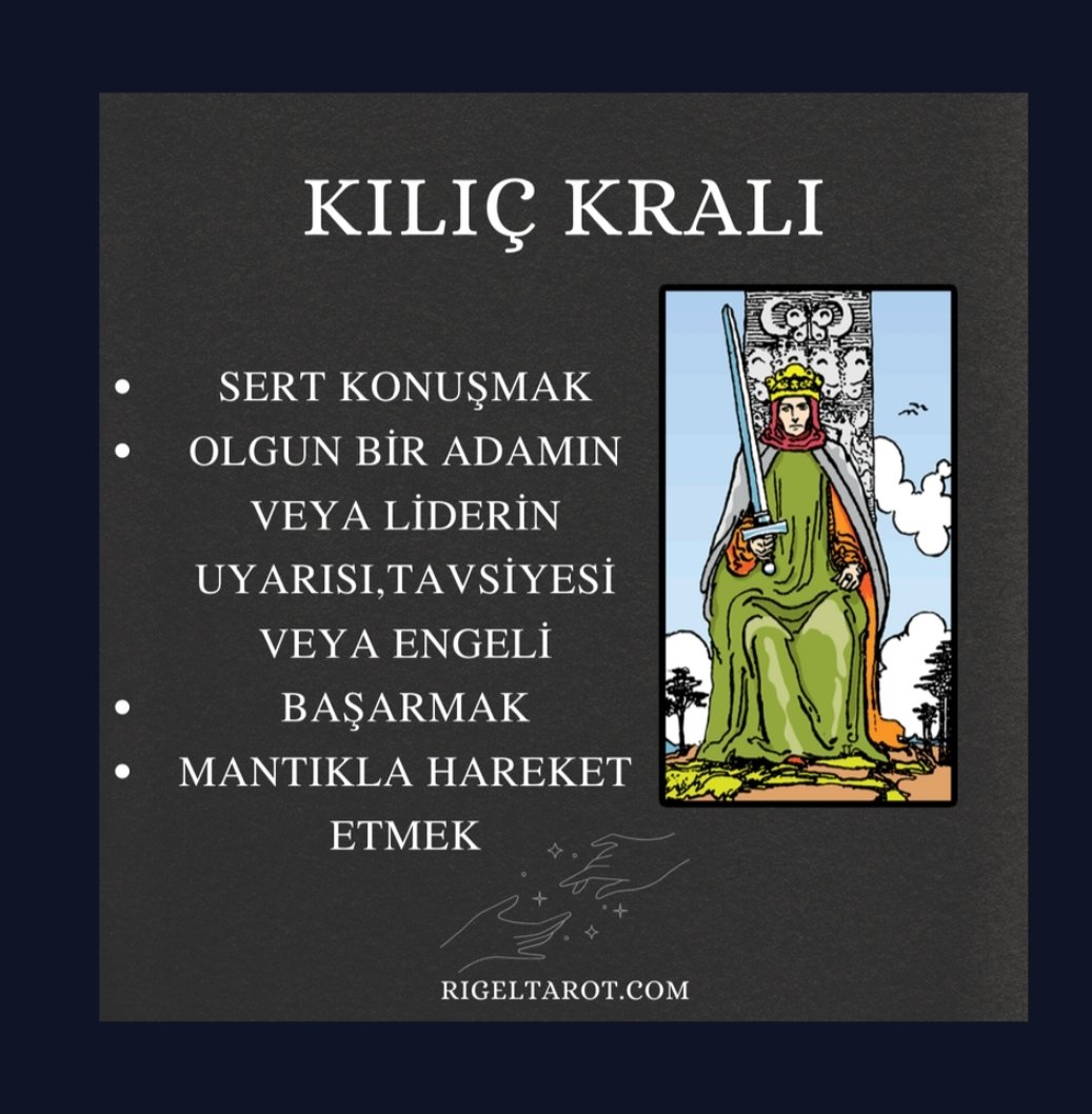 RigelTarot's tweet photo. Görevlerinizi fazla ciddiye alıyor ve hayatınızı sorumluluklarınız çevresinde kuruyor olabilirsiniz. Duygusallığa da izin vermelisiniz♥️

Bütün kartların anlamları ve püf noktalarını öğrenmek için 👇🏼

https://t.co/Ml4zs5tO61

#kılıçkralı #taroteğitimi #tarotdersleri #spritüel https://t.co/bguiG4WBd9
