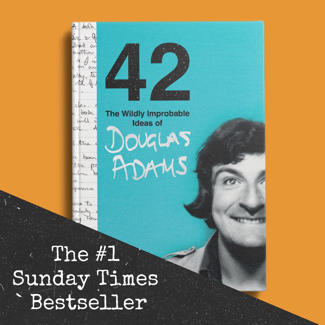 We're thrilled that 42: The Wildly Improbable Ideas of Douglas Adams has gone straight into the Sunday Times Bestseller List at #1!!

Congratulations <a href="/kevinjondavies/">𝕂𝕖𝕧𝕚𝕟 𝕁𝕠𝕟 𝔻𝕒𝕧𝕚𝕖𝕤</a> and everyone who worked so hard to bring this book to planet Earth! 🚀 🪐 

Read more: bit.ly/44Ef0b0