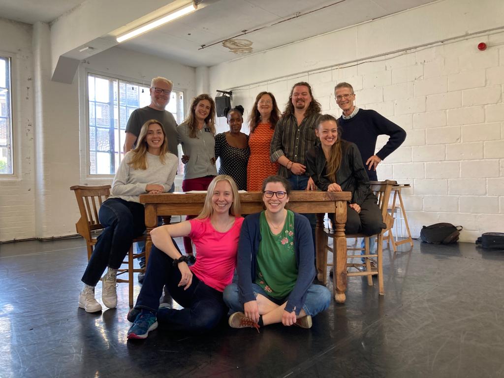 martinlamb's tweet photo. Working with a lovely group of colleagues on the premier of Lisa Logan's Bronte the Opera for Grimeborn later this month. Come and see us in action at the Arcola - there are some really fabulous performances taking shape. https://t.co/v5yn2lkHET https://t.co/JjDUKTFLF0
