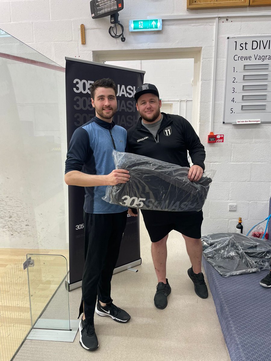 305SQUASH Open Graded
@ Crewe Vagrants results 

A Winner: Andrew Lindsay
A Runner up: Nigel Howell
B Winner: Rob Edgecombe
B Runner up: Toby Hay
C Winner: Robbie Blair Jr
C Runner up: Brad Ashton

Thanks to all who took part, @millie__tomlinson, Ged Shields &amp; all who refereed!