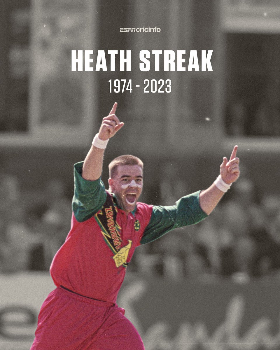 Heath Streak, the former Zimbabwe captain and arguably their greatest allrounder, has died at the age of 49 es.pn/3qPfz4h