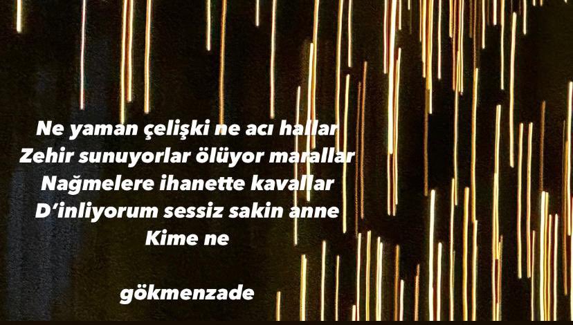 #şiirheryerde #çelişki #acı  #kalemindiliedebiyatakademisi 

<a href="/gokmenzadeyazar/">GÖKMENZÂDE</a>