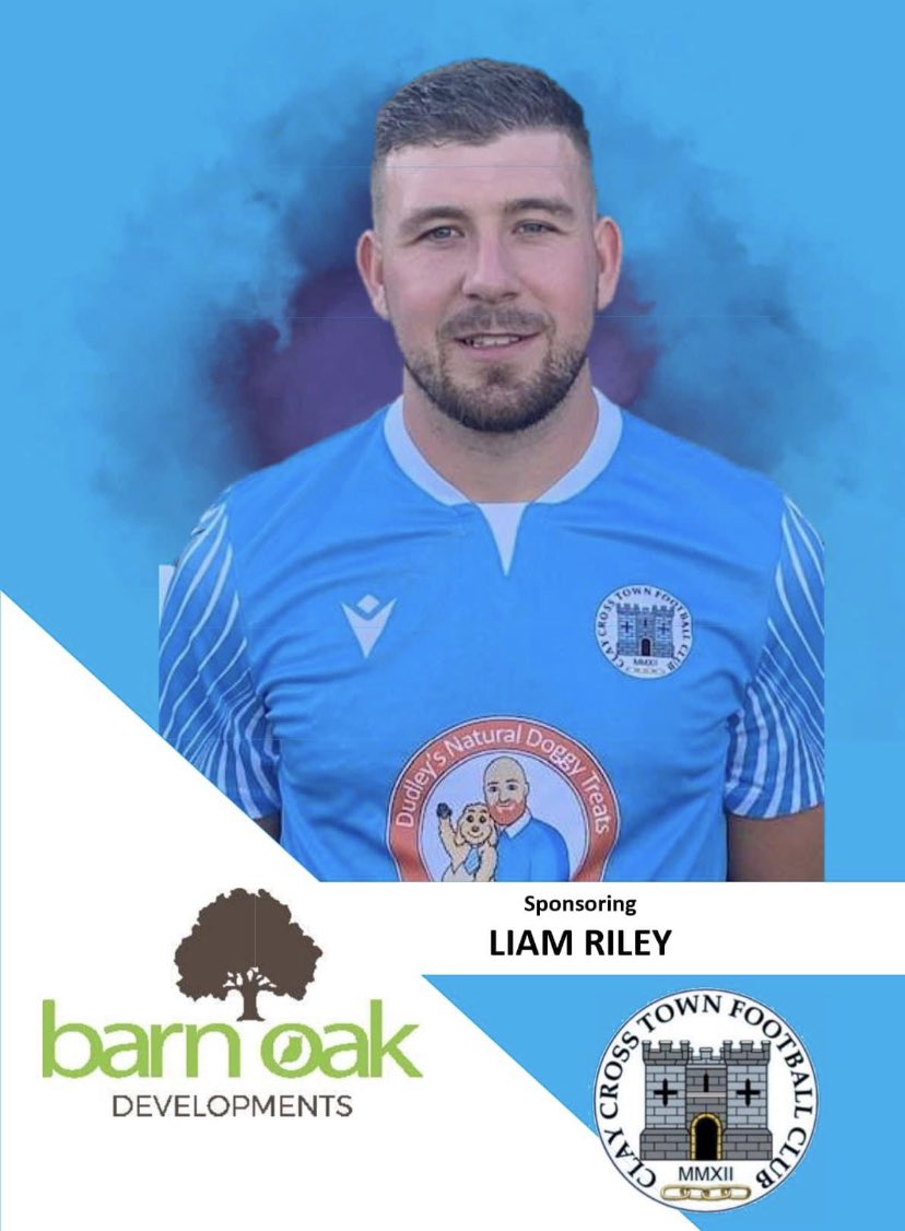 Congratulations Liam Riley - who was voted player of the month for August. 👍🏻⚽️ 

#UpTheCross