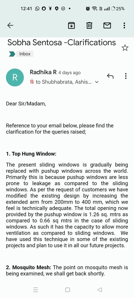 kumartarun9's tweet photo. Sobha is delivering unlivable flats. #sobhasentosa was launched with 3.5 BHK &amp; French windows but Study room partition and sliding windows disappeared now, against RERA approved plan. PFA email of sobha. Owners wrote email to MD. HELP US #PNCMenon #Jagadishnangieni @OfficeRera https://t.co/OtbQ963J2h