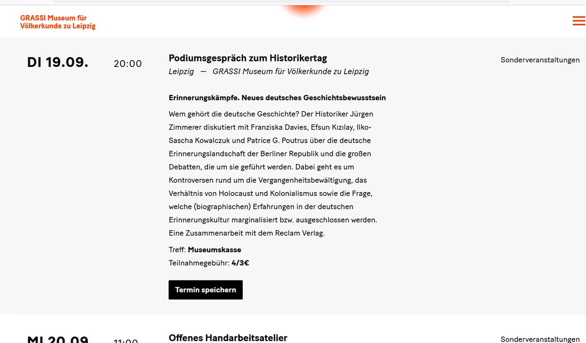 JuergenZimmerer's tweet image. Für alle, die Fahrt nach Leipzig #HistorikerInnentag  planen. Am Eröffnungsabend gibt es ab 20 Uhr im #Grassi die Weltpremiere unseres Buches "#Erinnerungskämpfe. Neues deutsches Geschichtsbewusstsein" @ReclamVerlag . 
In #Aiwanger-Tagen aktueller denn je
reclam.de/detail/978-3-1…