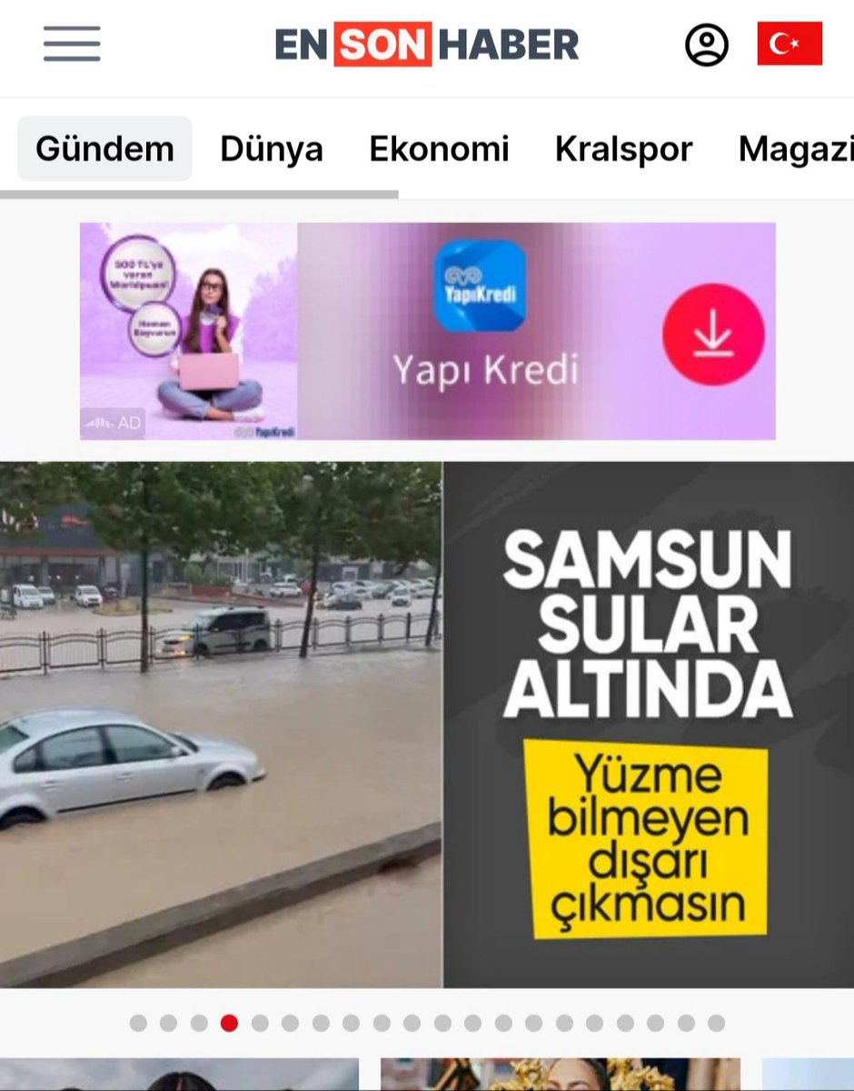 Güzelim Memleketim Sular Altinda Attiklari Başliga Bak Yalaka <a href="/ensonhaber/">ENSONHABER</a>   Unutma samsun bu hainleri #Samsunspor  #samsun #SEL