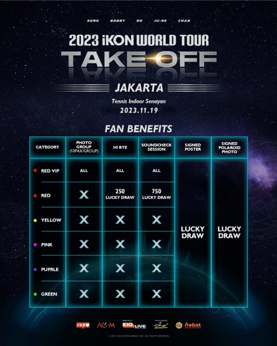 dalbitdotco's tweet photo. ✨OPEN JASTIP IKON 2023 WORLD TOUR ’TAKE OFF' IN JAKARTA WITH DALBIT✨

Fee: 250k-400k/ticket

❗️jasa war only (pakai data cust)
❗️limited slot only
❗️sold = refund

More info please refer to the thread below⬇️

DM to book slot!

#dalbitjastip #iKONTakeOffinJakarta #iKONinJakarta https://t.co/kFkRtsr0eP