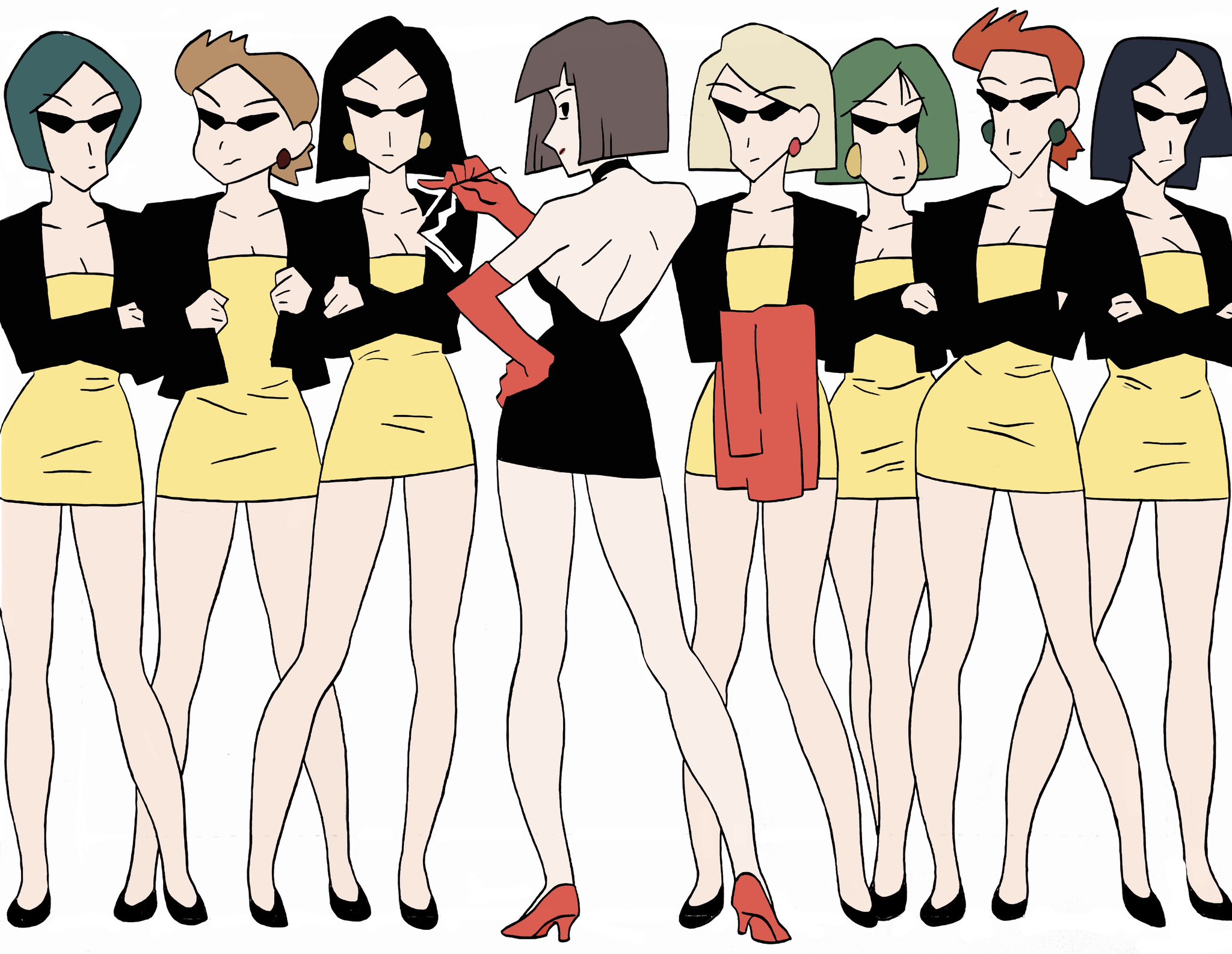 かずお on X: チーママ・マホとホステス軍団。 クレヨンしんちゃん イラスト t.cobrsbnx9nCV  X