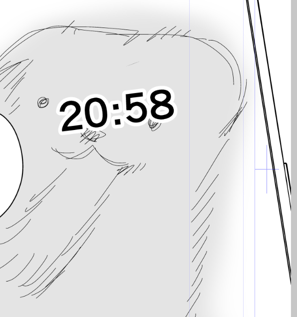 いらんとこで気合入れて描いちゃう 