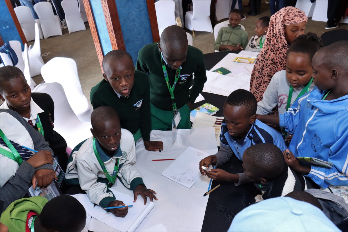 EacrnRegional's tweet photo. Children engaging in #climate activism using art at the #childrenclimatesummit
(Turning key messages into creative formats such as drama, poem, art, music and debate)
#ACS23 https://t.co/GT94axOHMJ