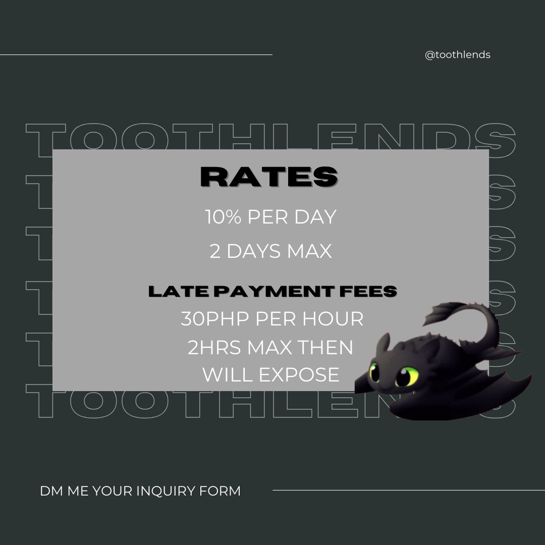 Toothless | pautang OPEN✨ tweet media