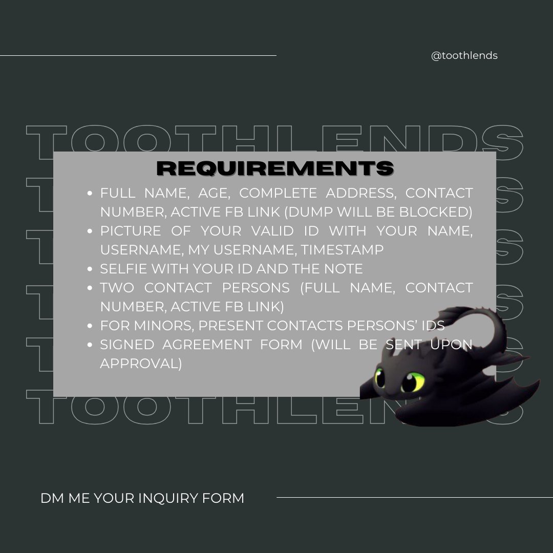 Toothless | pautang OPEN✨ tweet media
