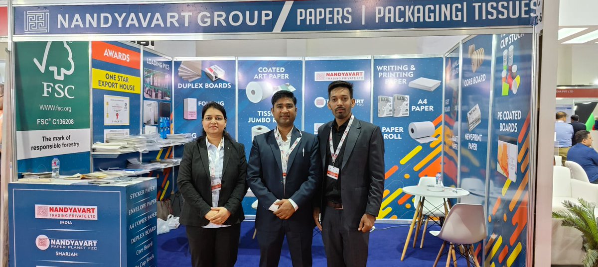 Second Day at #PaperME #Egypt

Visit us in Hall 1, C2 -6 , for your #paper #duplexboard #tissue #foldingboard requirements at Egypt International Exhibition Centre