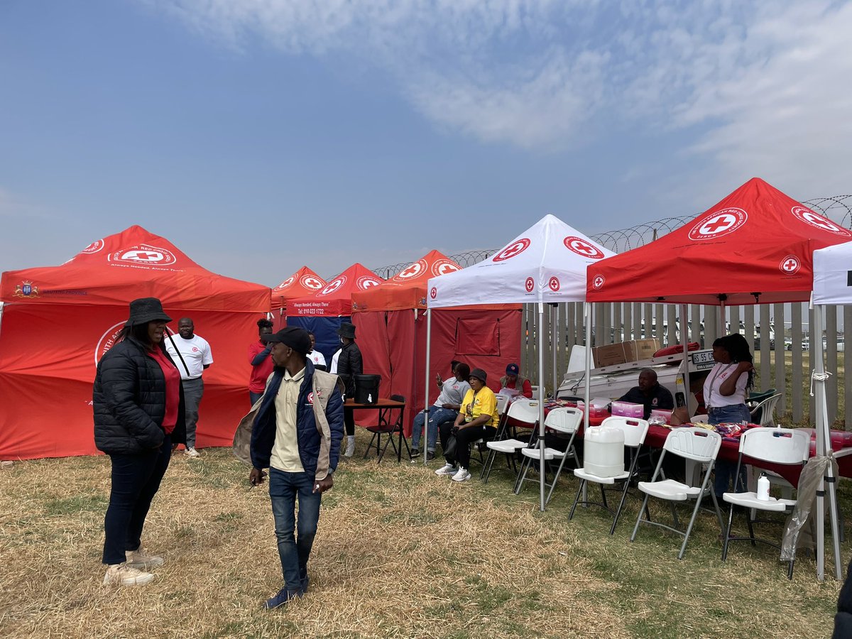 The South African Red Cross Society is at Dobsonville at the Manefesto Review <a href="/MYANC/">ANC - African National Congress</a>. If you are looking for HTS services and general information of service of SARCS. Visit us one of the SARCS kiosks.