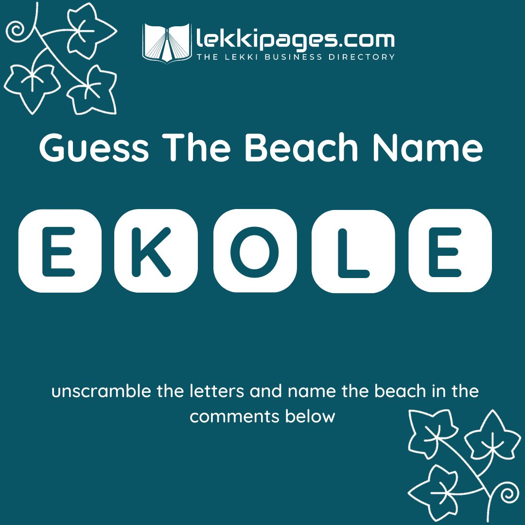 lekkipages's tweet photo. Can you unscramble the letters to reveal the word? Drop your guesses in the comments section.
#WordUnscramble #Lekki #Lekkipages https://t.co/8oZwghlpuL