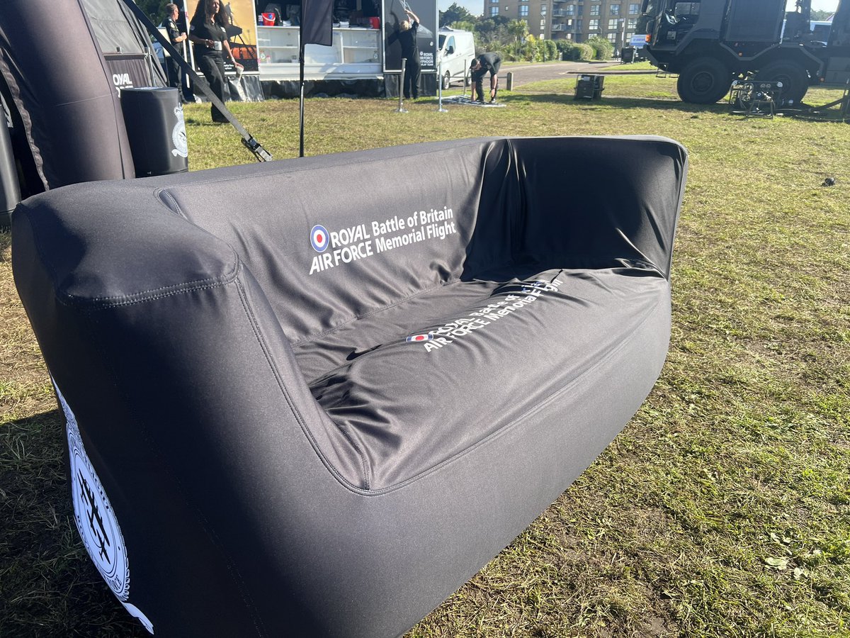 Come and watch the final day of the #bmthairfest from #bbmf Sofa.