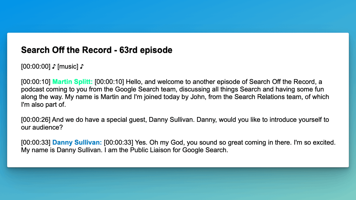 ¿Qué dice Google públicamente sobre sus temidos updates?

El último podcast Search Off The Record, publicado justo antes del Core Update, hablaba en detalle sobre updates de ranking, con Danny Sullivan (<a href="/searchliaison/">Google SearchLiaison</a>) como invitado.

Hilo resumiendo lo más importante:

1/15  🧵