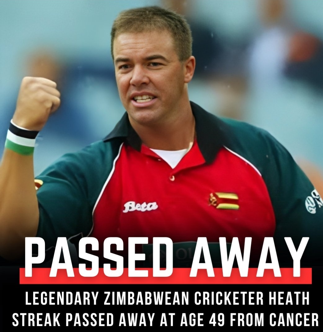 Sad to hear the passing away of #HeathStreak. He was a prominent figure in the rise of Zimbabwe cricket in the late 90’s and early 2000’s and very competetive. 
Heartfelt Condolences to his family and friends.#RIPHeathStreak