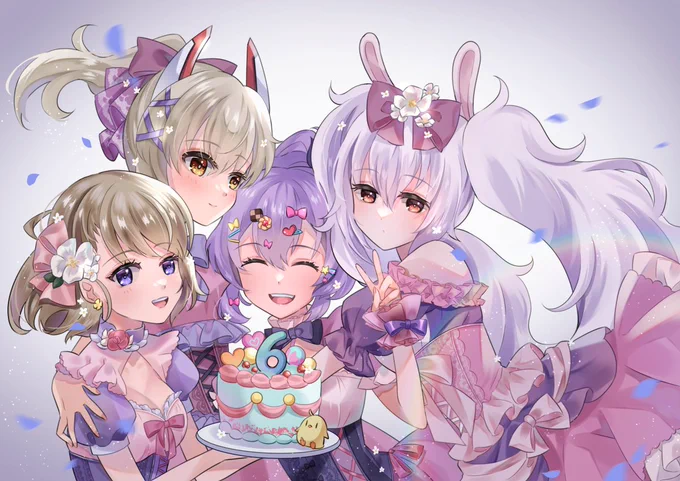 6周年おめでとうございます!たくさんのありがとうの気持ちをこめて!ほんと大好き#アズレン6周年アート  #アズールレーン #アズールレーン6周年 