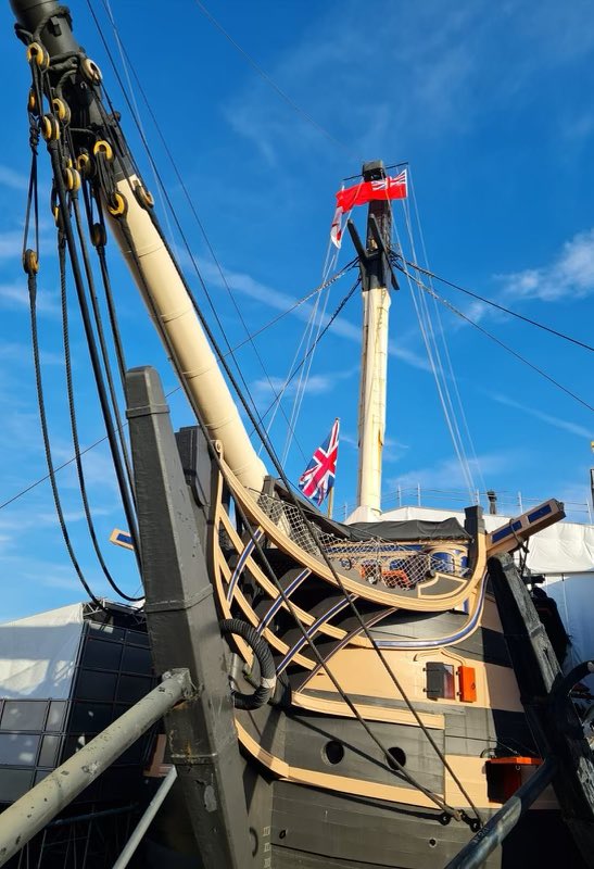 Today is Merchant Navy Day. Delighted to be flying the Red Ensign from my flagship, HMS VICTORY, in support of all our merchant seafarers who do so much to keep the economy of our maritime nation flowing and our coastal waters safe.