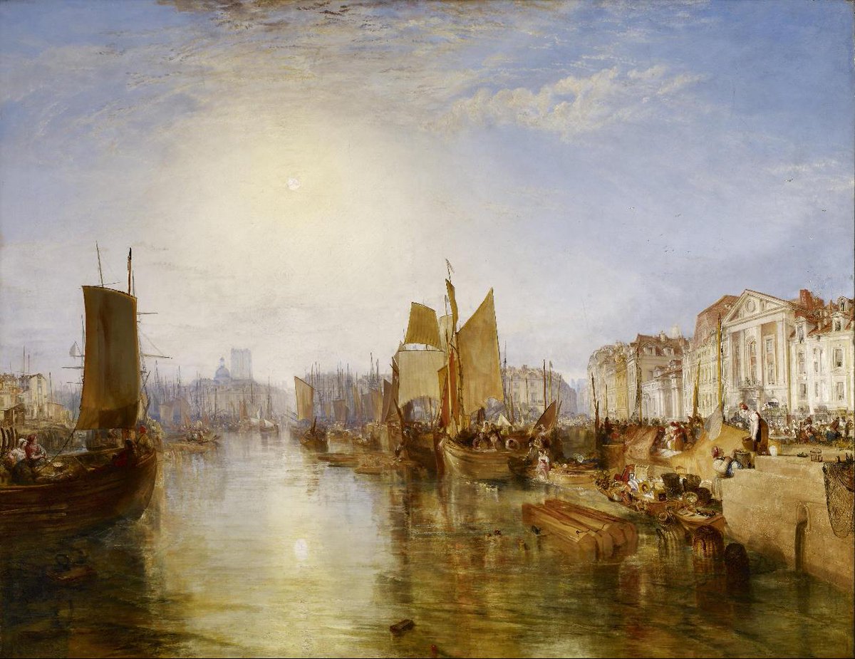 Revizorsb's tweet image. William Turner (1775-1851)
 - Port de Dieppe (1825)