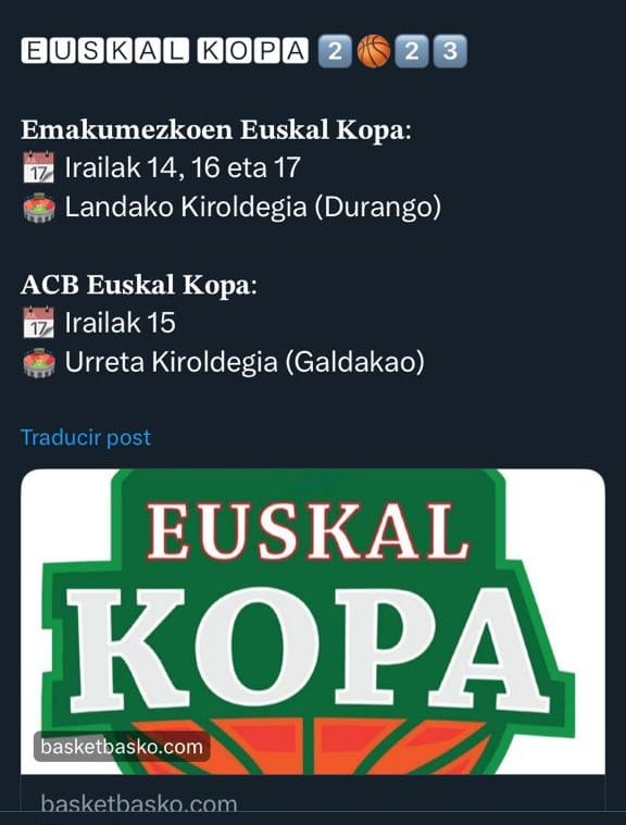 EMAKUMEZKOEN EUSKAL KOPA