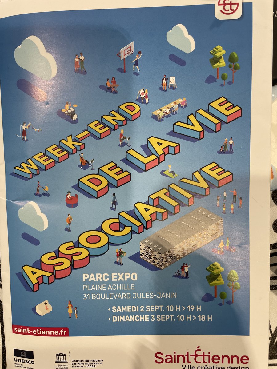 2ème journée de présence au week-end de la vie associative - Parc Expo - ST Étienne. Venez échanger avec nous et connaître toutes les informations sur le 17ème Defi Autonomie.
