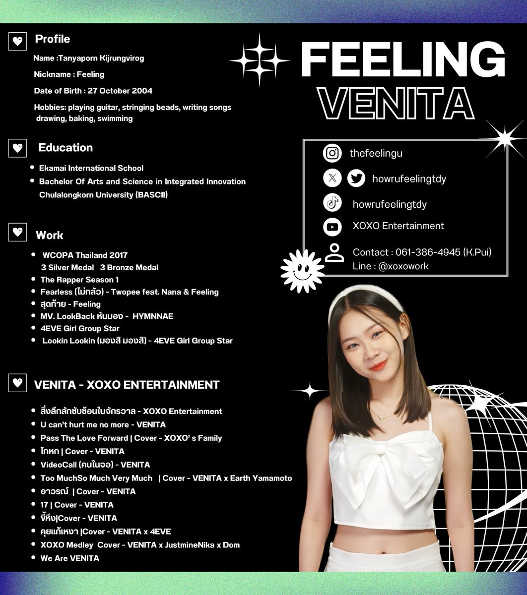 Feeling_FANS's tweet photo. 𝗔𝗯𝗼𝘂𝘁 𝗙𝗲𝗲𝗹𝗶𝗻𝗴 =͟͟͞͞♡

🔗 https://t.co/HNU4fl2U5K

#FeelingVENITA
#VENITAth https://t.co/zDRKOImtTX