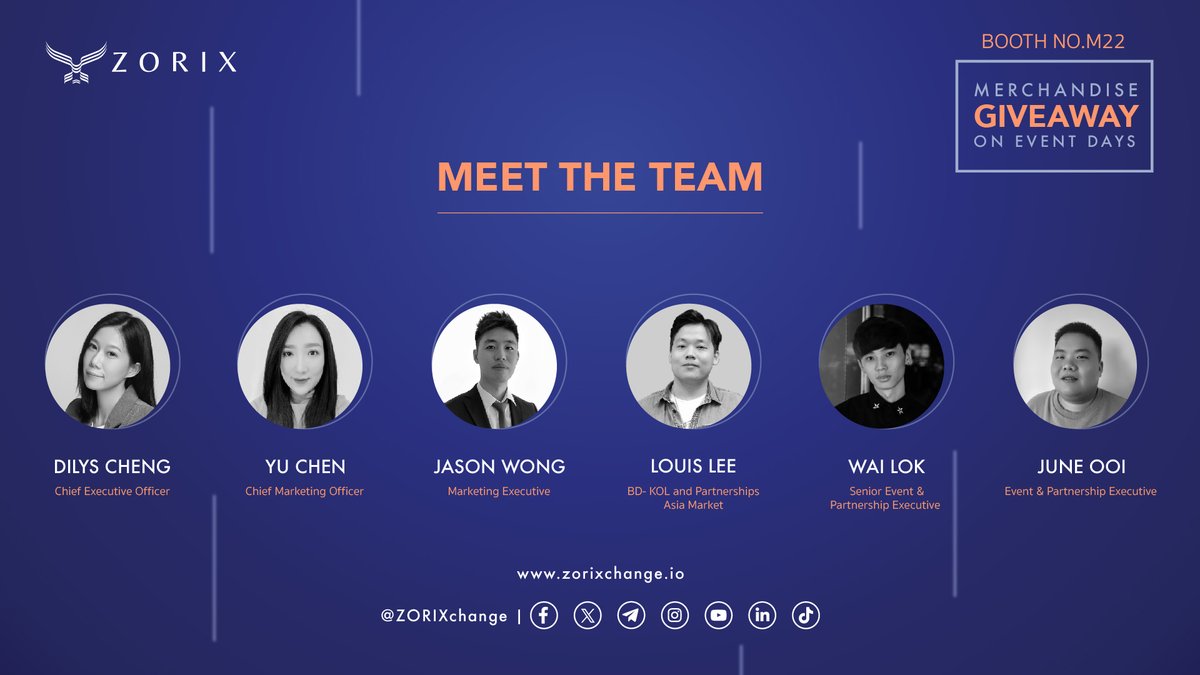 Another 13 days to <a href="/token2049/">TOKEN2049</a> ! Meet our team and our CEO, <a href="/Dilys_Jheng/">Dilys Cheng</a> ! See you soon.

🗓 September 13th &amp; 14th, 2023
📍 Sands Expo and Convention Centre (Marina Bay Sands, Singapore)
🌟 Booth location: M22

#TOKEN2049 #Token2049Singapore #ZORIX #Bitcoin #Singapore
