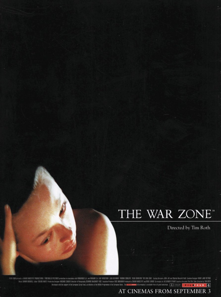 Mag1cH0ur's tweet image. On this day, September 3rd, 1999, Tim Roth's THE WAR ZONE starring Ray Winstone, Annabelle Apsion and Kate Ashfield, opened in London.
The film also featured a great score by @thesimonboswell ..