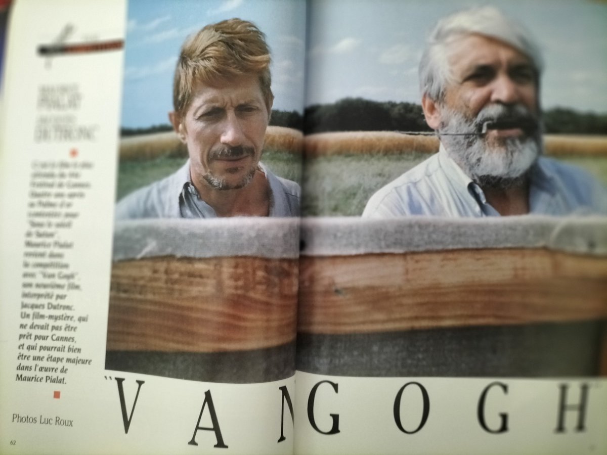 westernculturel's tweet photo. "Van Gogh"
De Maurice #Pialat.
Avec Jacques Dutronc, Bernard Le Coq, Alexandra London...
Cannes 1991. Studio, mai 1991. https://t.co/4Bxfi4CGF1