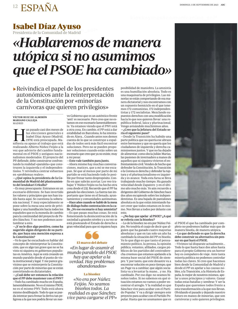 ppmadrid's tweet photo. Madrid va a estar a la altura por difícil que sea la situación.

@IdiazAyuso en @abc_es https://t.co/iElqvW7wo4