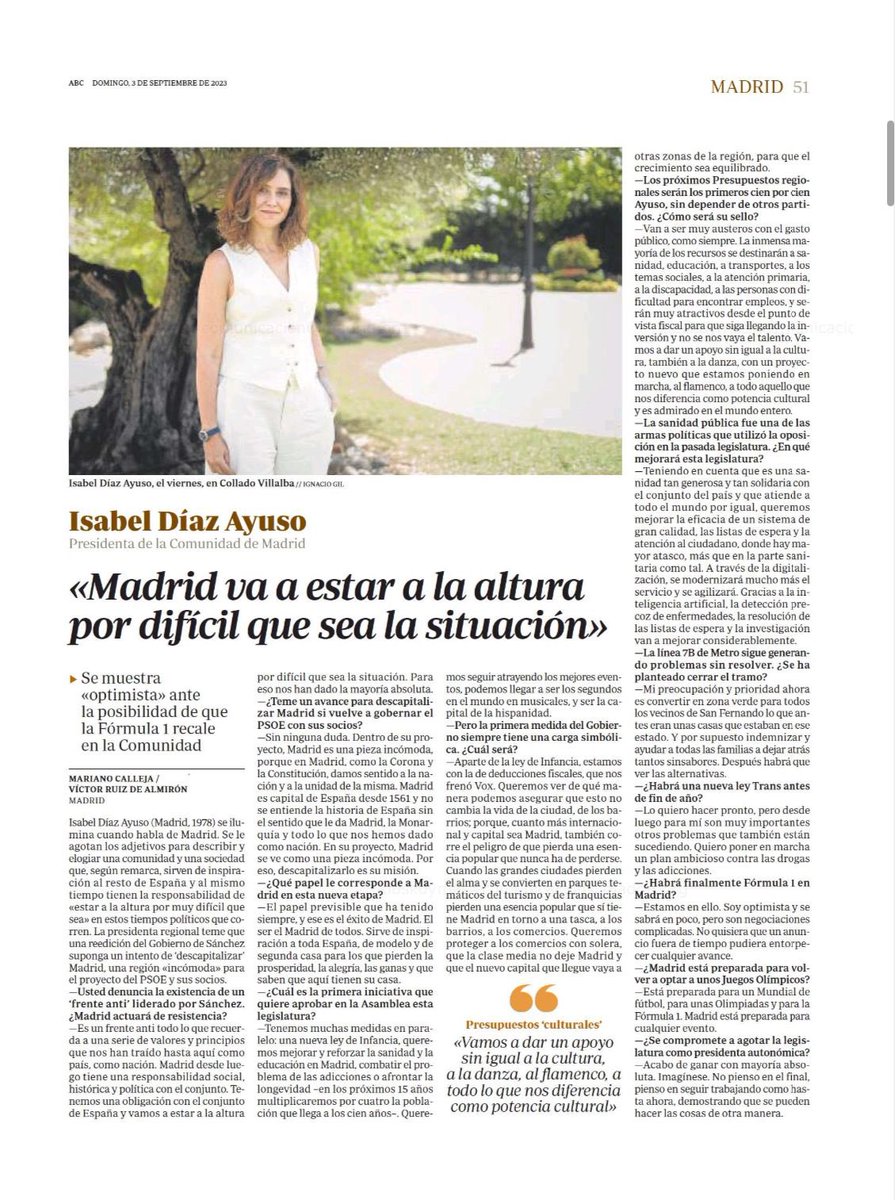 ppmadrid's tweet photo. Madrid va a estar a la altura por difícil que sea la situación.

@IdiazAyuso en @abc_es https://t.co/iElqvW7wo4