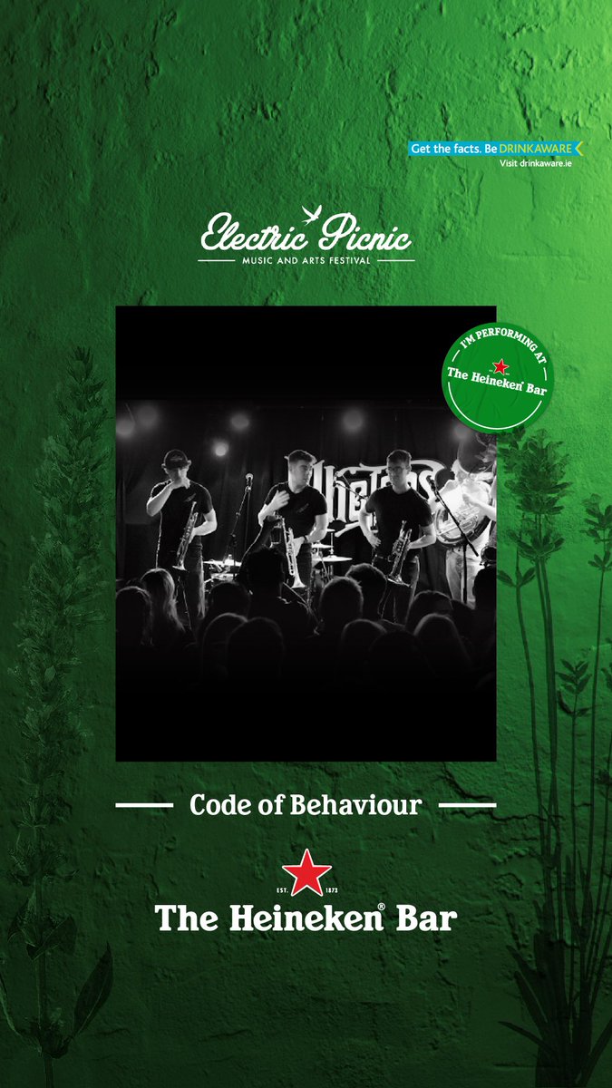 CodeOfBehaviour's tweet image. Last set of the weekend at the Heineken Bar today, 5:15pm! Tell everyone you know, we’re going to bring as much energy as we can to this one 🙌