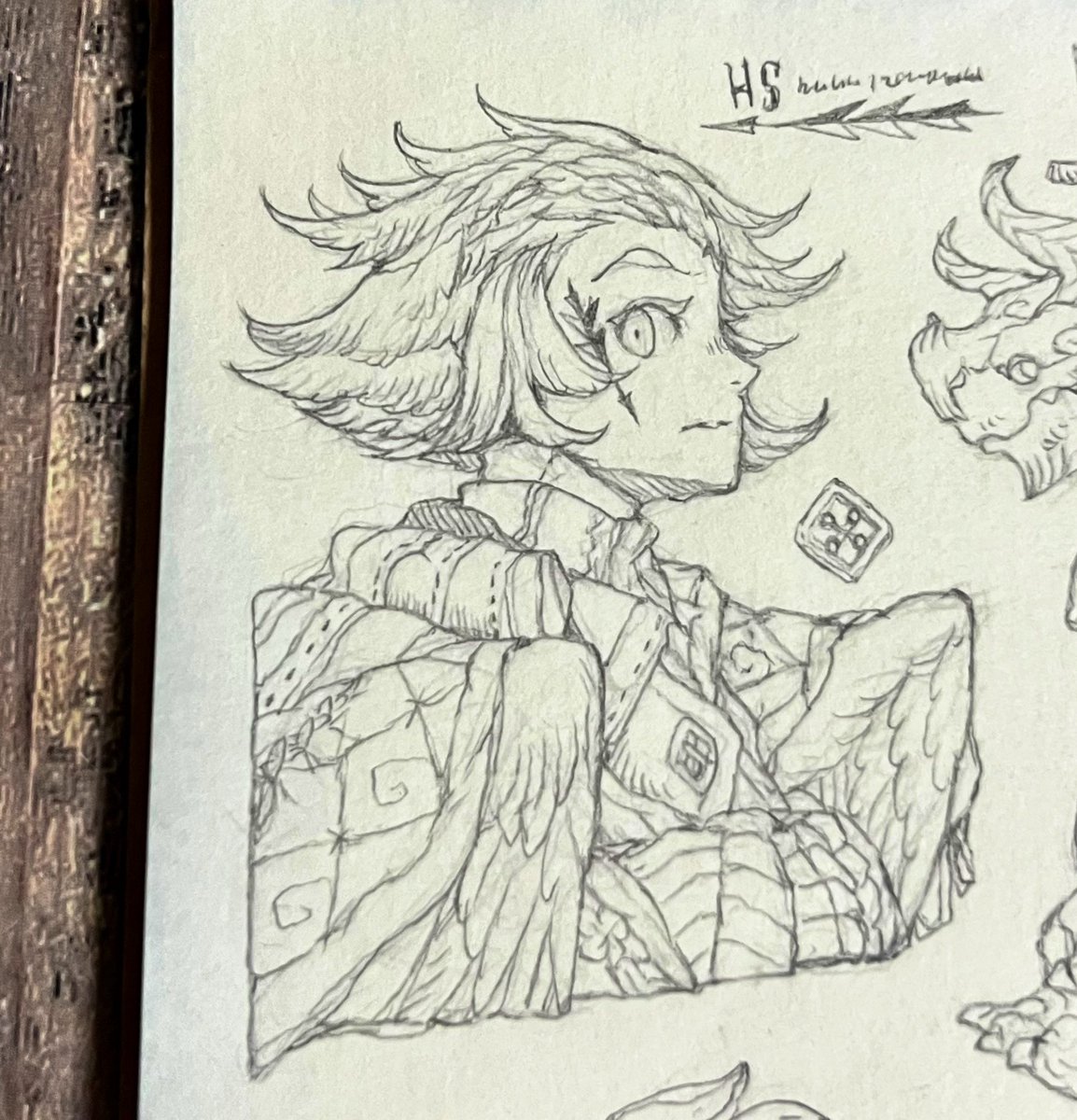 矢尻の翼人さんのお絵描き* 