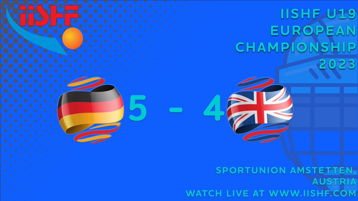 iishf's tweet image. Germany march on toward the final, with GB's fate in the hands of Switzerland losing the next two game to say in contention to fight for the title

#iishf #skaterhockey #u19championship
