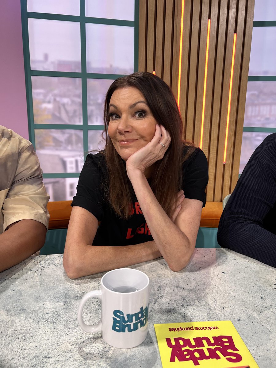 SundayBrunchC4's tweet photo. Chatting with us now is @fionaallentweet to talk about her tour โโFiona Allen: On The Runโโ ๐ https://t.co/J2toWhfo3l